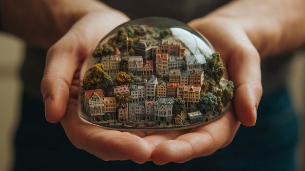 Tiny Worlds in Your Hands Stunning Miniature Cities and Planets for Your Creative Projects