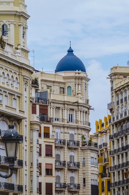 Типичная архитектура испанского города Валенсия