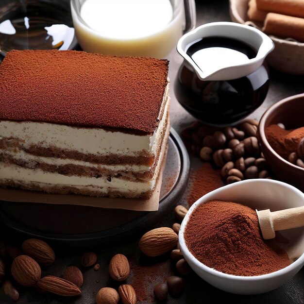 Tiramisu cake ingredients