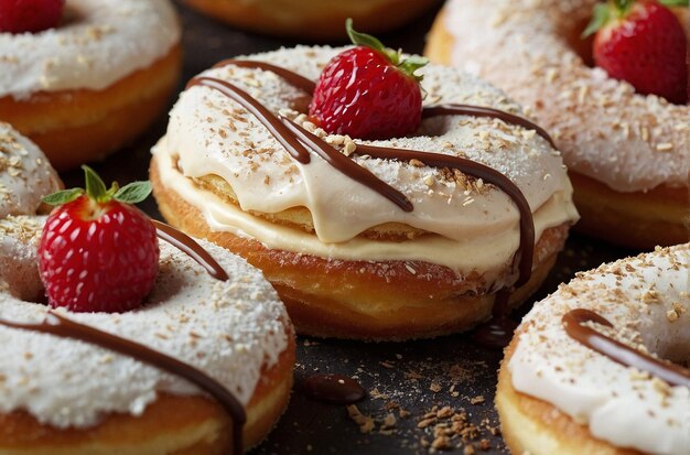 Tiramisu Doughnuts