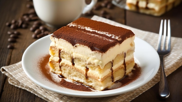 tiramisu a popular italian dessert made with layers of ladyfingers coffee and mascarpone cheese