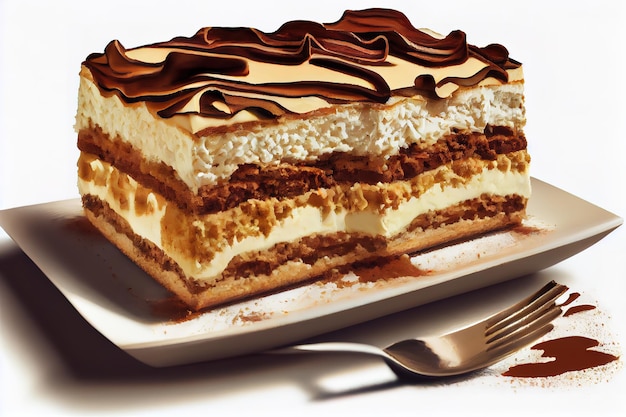 Tiramisu realistische generatieve Ai