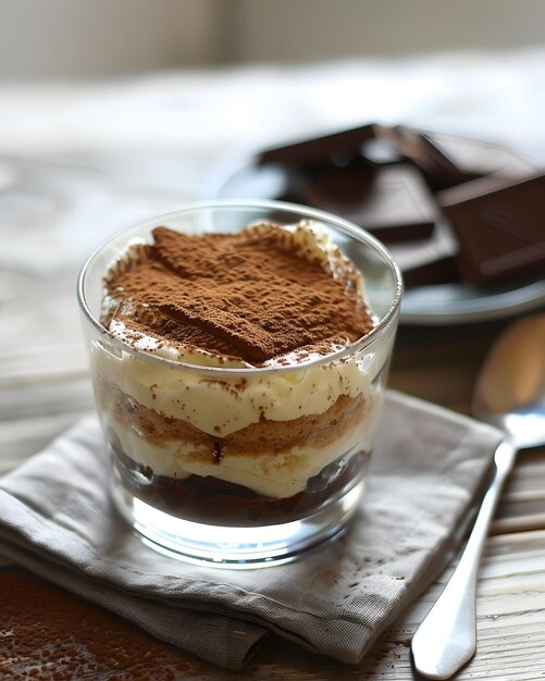 Photo tiramisu temptations a visual journey through layers of creamy mascarpone rich coffee and decaden
