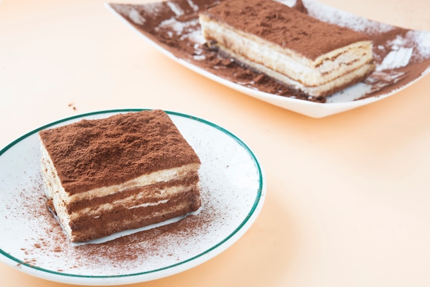 Tiramisu traditional italian dessert