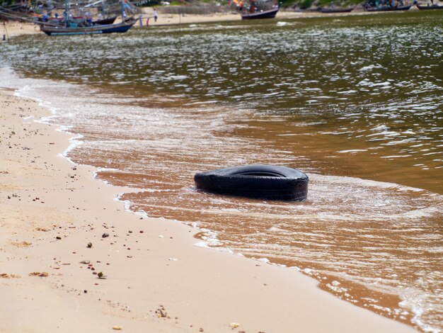 Tire on Beach