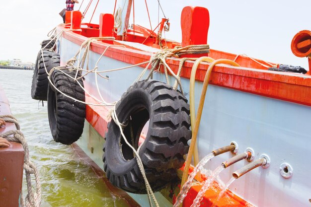 tire bumper protection the side of boat