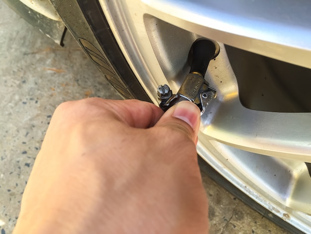 Tire pressure check