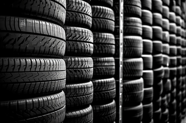 Tires available at tire shop