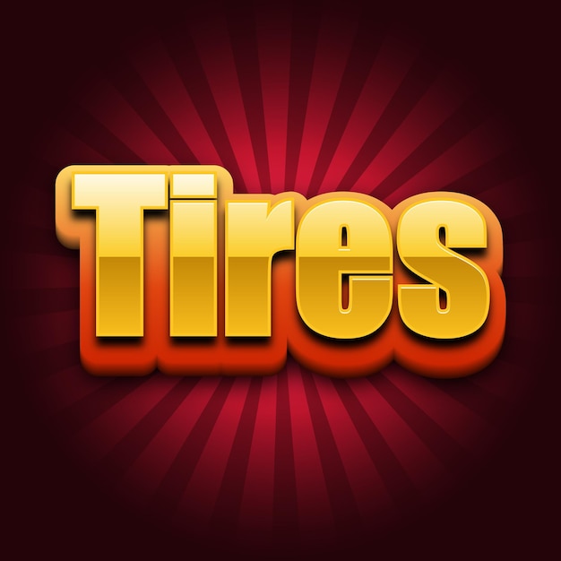 Tires Text effect Gold JPG attractive background card photo