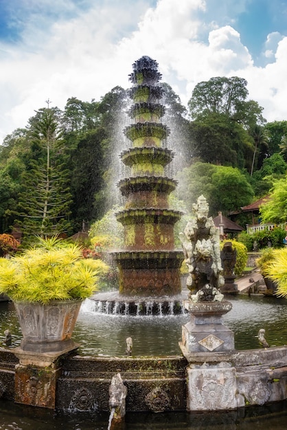 Tirtagangga water palace and park on Bali Indonesia