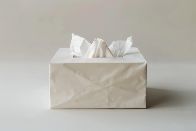 Tissue Box Isolated On White Background