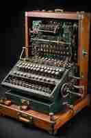 Photo title enigma machine cryptographic military tool