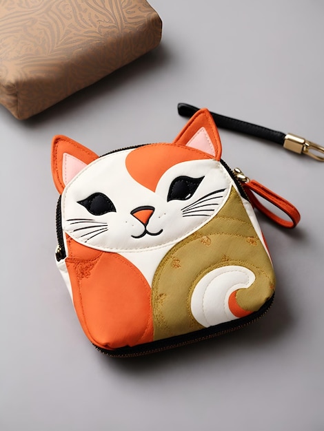 Title Whimsical AnimalThemed Coin Purse with Zipper Opening