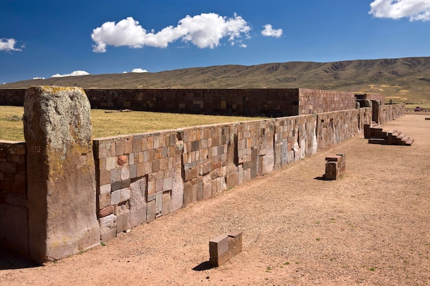 Foto tiwanaku precolombiana la paz bolivia