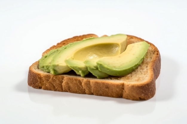 Toast avocado food Green healthy diet Generate Ai