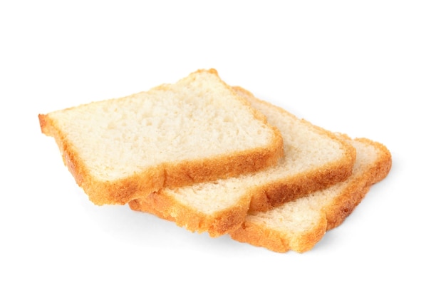 Toast bread isolated.