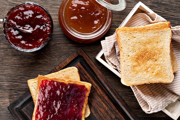 Toast met jam