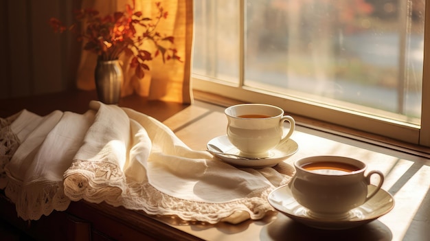 Toast morning table