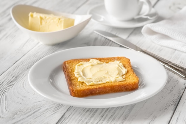 Toast with butter