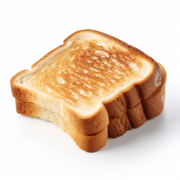 Toast with white background high quality ultra hd
