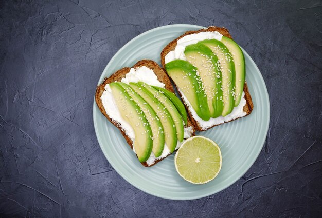 Toasted cereal bread toast