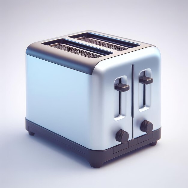 A toaster isolated white