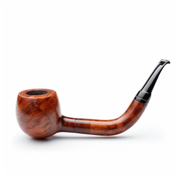 Photo tobacco pipe isolated