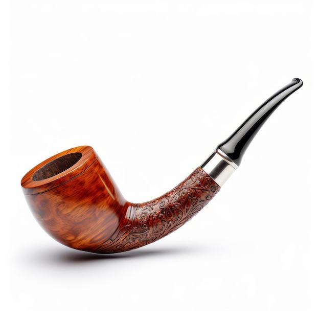 Photo tobacco pipe isolated