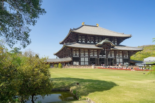 Todai-ji tempellandschap in Nara, Japan.