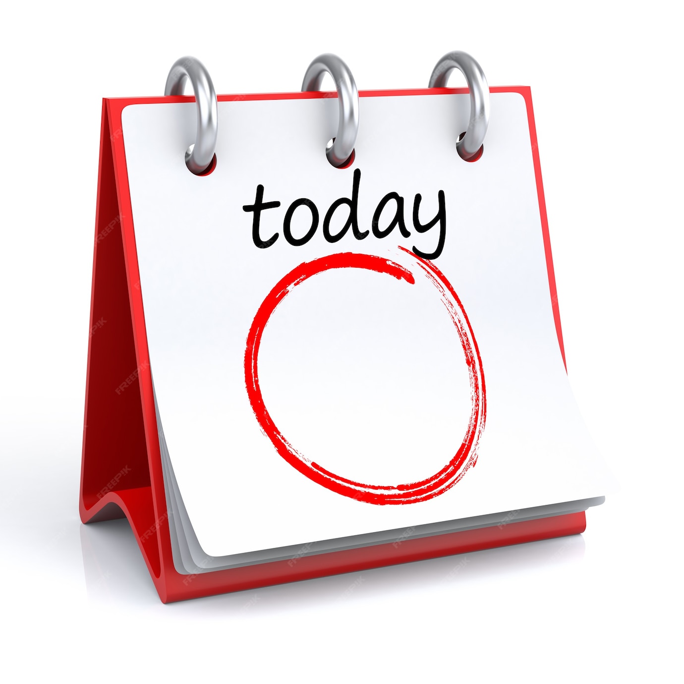 Premium Photo  Today. 3d rendering isolated calendar with Today text.