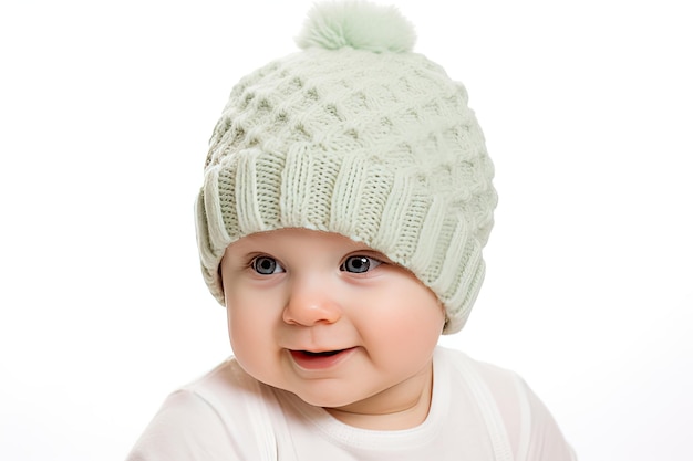 Photo toddler beanie isolated on white background