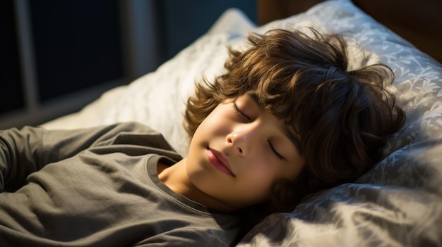 toddler girl is sleeping covered with a blanket