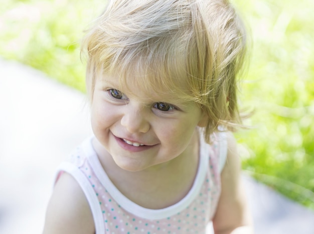 Toddler girls' portrait