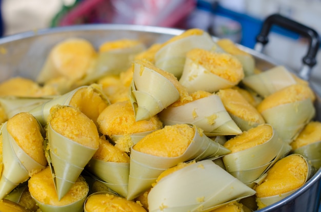 Toddy palm cake, kanom tarn