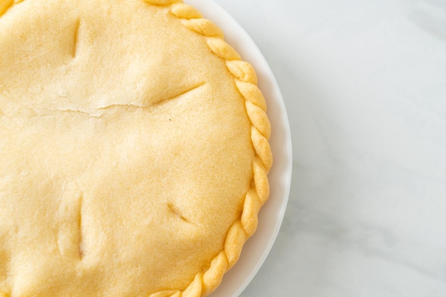 Toddy palm pies on plate