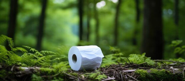 Toebehoren voor badkamers in het bos