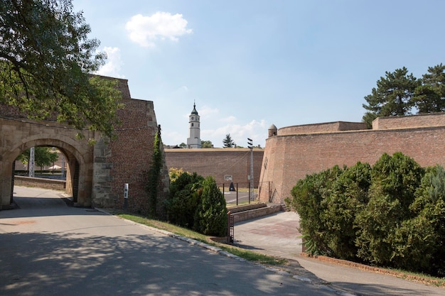 Toegang tot het grondgebied van het fort van Belgrado Servië