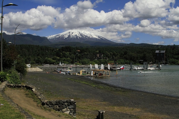 Toeristen in Pucon Chili