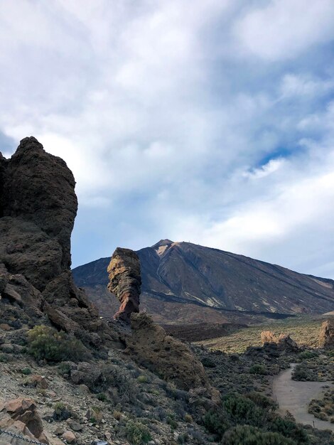 Tof of Teide volcano Tenerife Canary Islands Spain