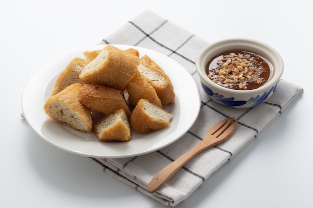 Tofu gebakken eten is gezond