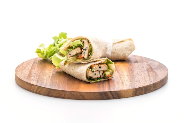 tofu wrap salad roll