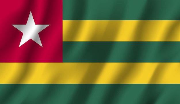 Photo togo flag photo 3d