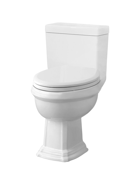 Toilet bowl isolated on white background