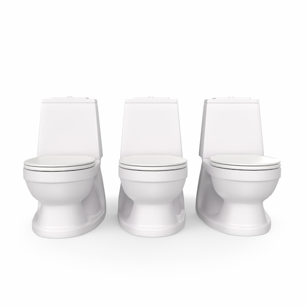 Toilet object 3d modelling