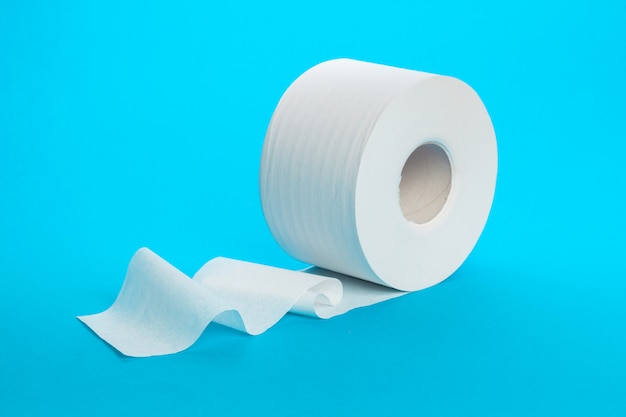 Photo toilet paper unrolling
