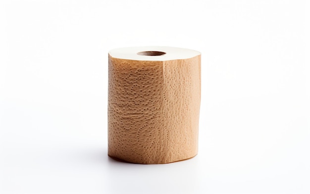 Toilet Paper on a White Backgroundquot