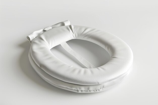 Toilet Seat Cover for Hygiene On White Background