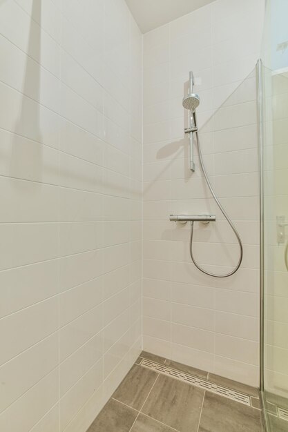バスルームのトイレとシャワー