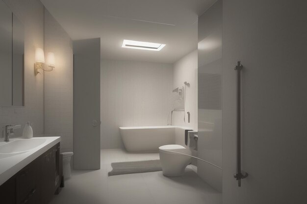 Toilet washroom lavatory bathroom luxury boutique decoration design hotel apartment interior