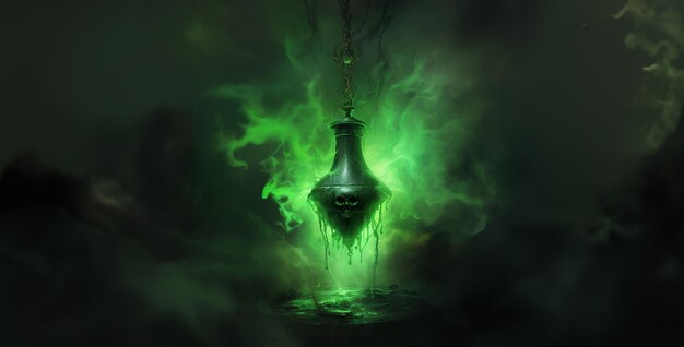 a token which drops from the dead with a green smoke hd wallpaper